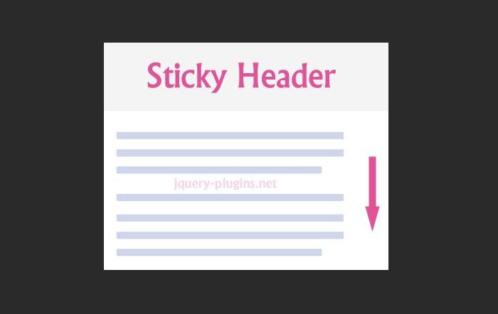 How to make a sticky header - code vs plugin