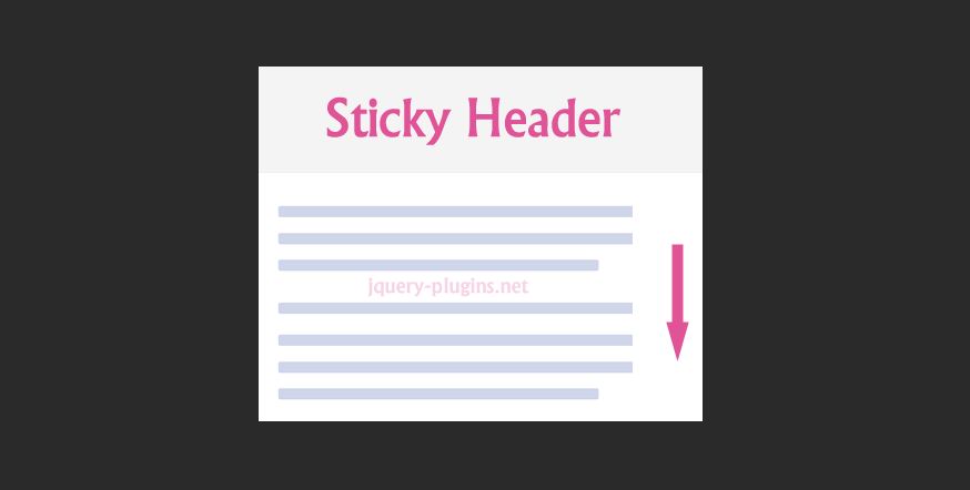 How to make a sticky header - code vs plugin